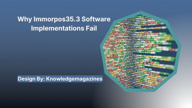 Why Immorpos35.3 Software Implementations Fail